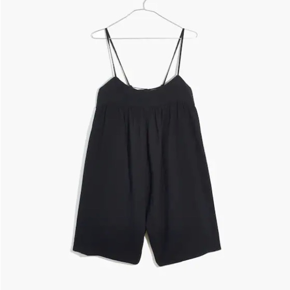 Madewell Lightestspun Gauze Cotton Tie-Back Cover-Up Loungewear Romper Size XS